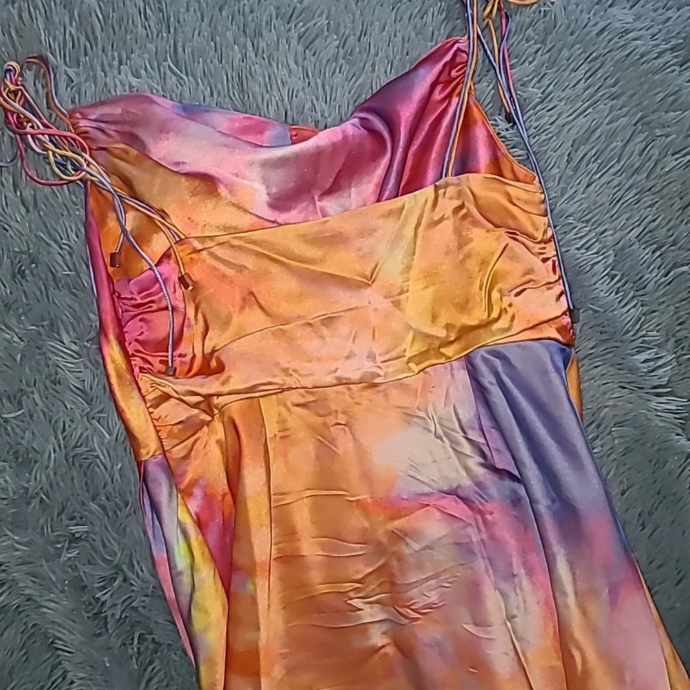 Ariella silk retrofête dress - Picture 8 of 10